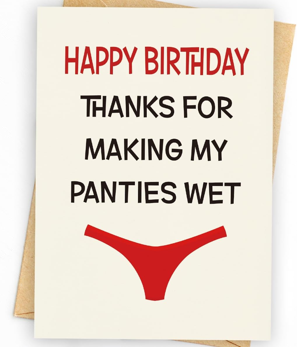 WowBefun Humorous Birthday Card for Men, Husband, Boyfriend, and Him | Happy Birthday Gifts & Decorations for Men