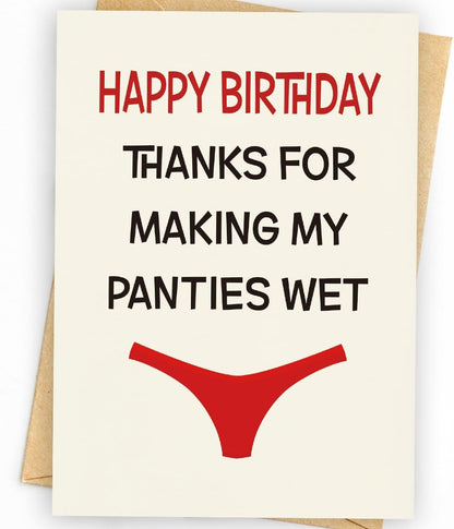 WowBefun Humorous Birthday Card for Men, Husband, Boyfriend, and Him | Happy Birthday Gifts & Decorations for Men