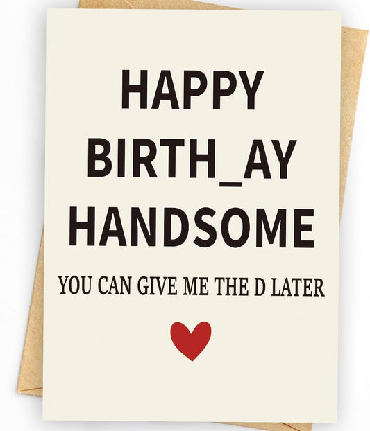 WowBefun Gifts for Him | Funny Birthday Card & Gifts for Men Husband Boyfriend Him, Happy Bday Card