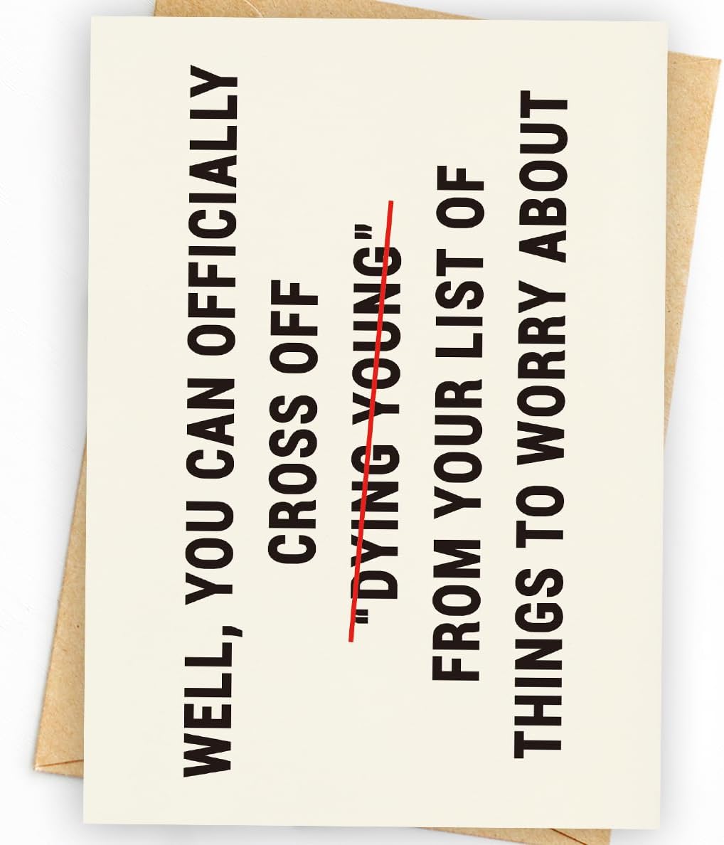 Funny Birthday Cards for Anyone | Husband Birthday Card | Bday Cards for Wife, Men, Women, Boyfriend, Girlfriend, Friends | Unique Bday Decoration & Gifts | Humorous
