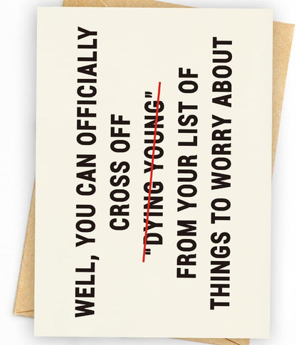 Funny Birthday Cards for Anyone | Husband Birthday Card | Bday Cards for Wife, Men, Women, Boyfriend, Girlfriend, Friends | Unique Bday Decoration & Gifts | Humorous