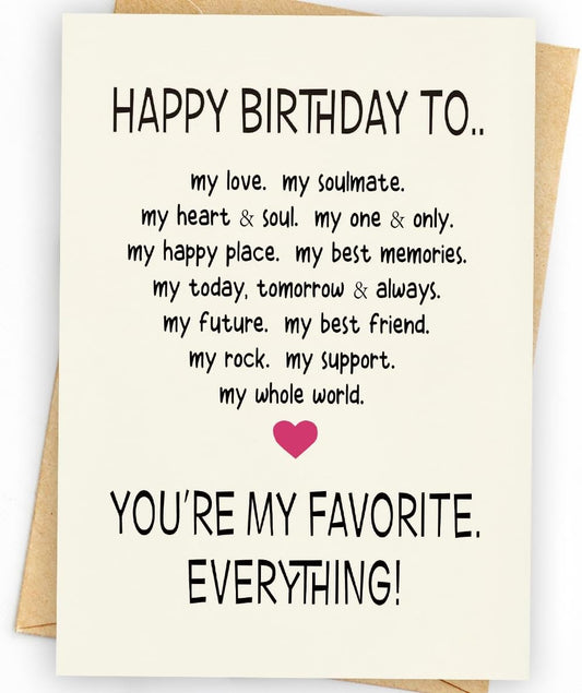 WowBefun Funny Birthday Card & Gifts for Men Husband Boyfriend Him, Happy Bday Card, Sweetheart Romantic Raunchy