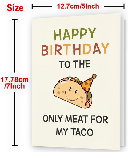 WowBefun Husband Birthday Card | Birthday Decorations for Men | Funny Birthday Card & Gift for Husband, Men, Boyfriend, and Him | Happy