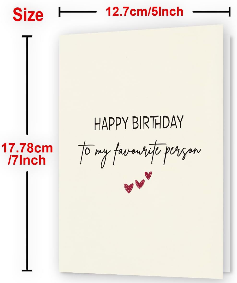 WowBefun Funny Birthday Card for Boyfriend, Men, Husband, Him | Birthday Decorations for Men | Happy Birthday Card Gifts