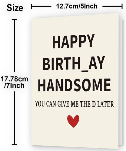 WowBefun Gifts for Him | Funny Birthday Card & Gifts for Men Husband Boyfriend Him, Happy Bday Card