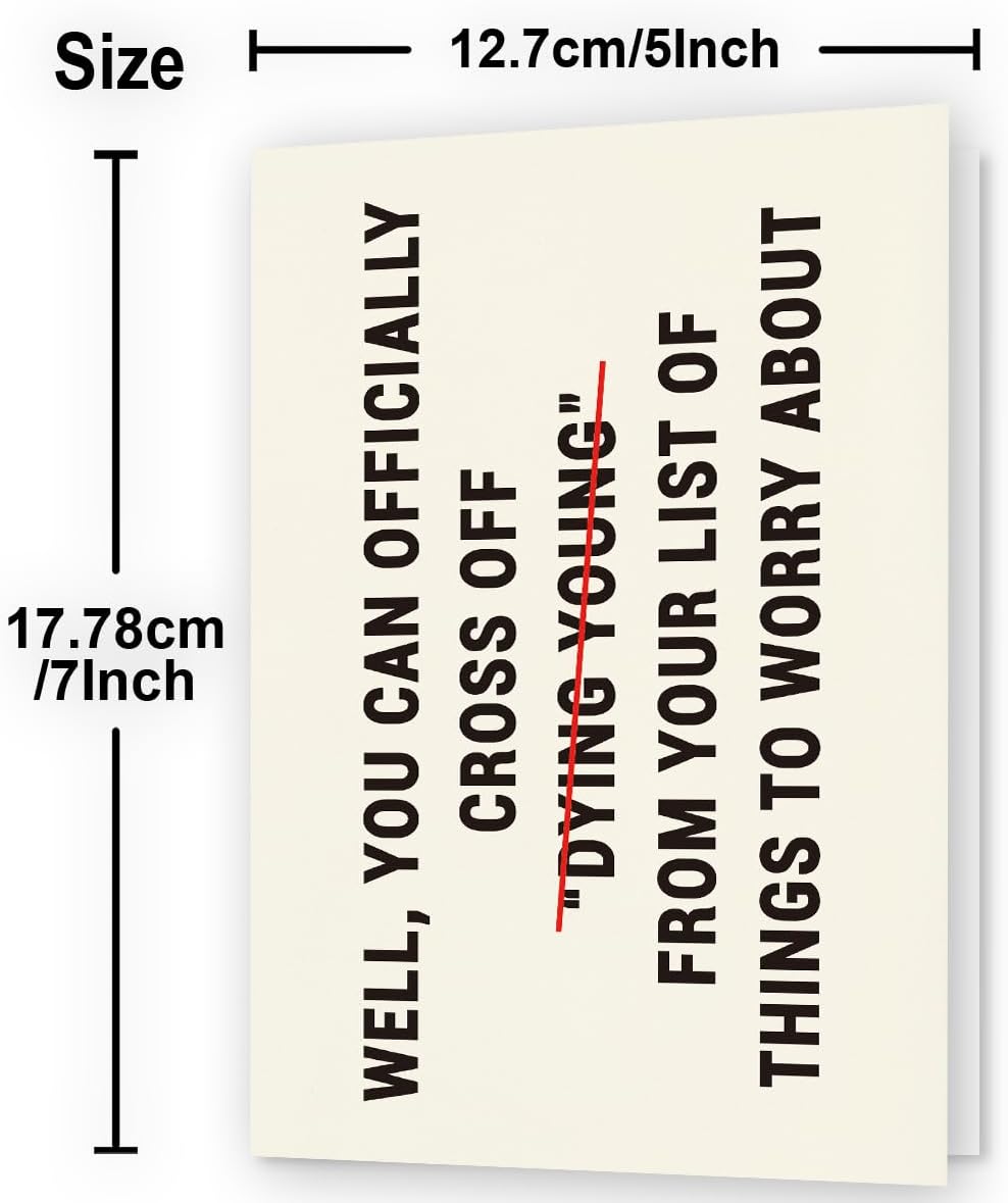 Funny Birthday Cards for Anyone | Husband Birthday Card | Bday Cards for Wife, Men, Women, Boyfriend, Girlfriend, Friends | Unique Bday Decoration & Gifts | Humorous