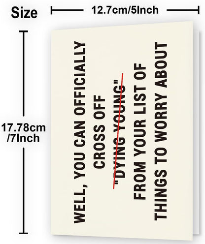 Funny Birthday Cards for Anyone | Husband Birthday Card | Bday Cards for Wife, Men, Women, Boyfriend, Girlfriend, Friends | Unique Bday Decoration & Gifts | Humorous