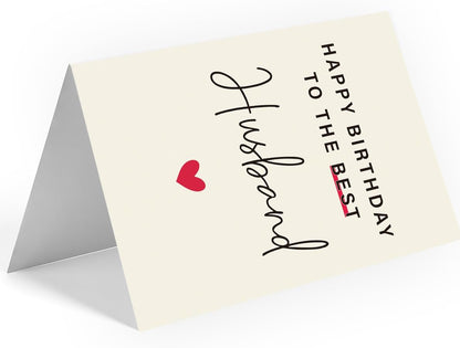 WowBefun Birthday Card for Men, Husband, and Him | Happy Birthday Gifts & Decorations for Men