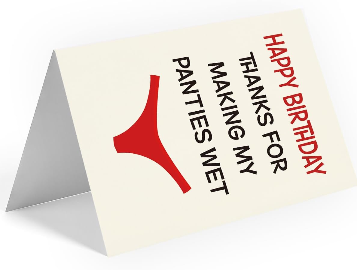 WowBefun Humorous Birthday Card for Men, Husband, Boyfriend, and Him | Happy Birthday Gifts & Decorations for Men