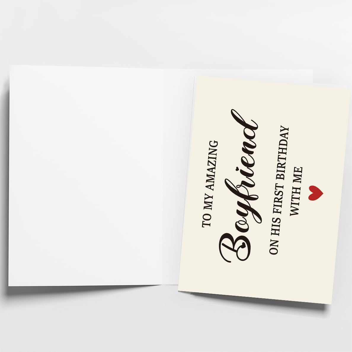 WowBefun Birthday Card & Gift for Boyfriend, and Him | Happy Birthday Decorations for Boyfriend
