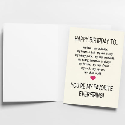 WowBefun Funny Birthday Card & Gifts for Men Husband Boyfriend Him, Happy Bday Card, Sweetheart Romantic Raunchy