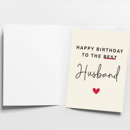 WowBefun Birthday Card for Men, Husband, and Him | Happy Birthday Gifts & Decorations for Men