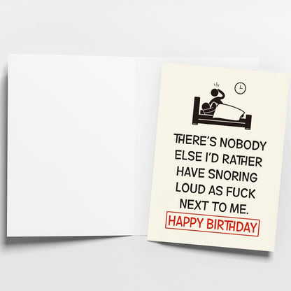 WowBefun Funny Birthday Card & Gifts for Husband Boyfriend Him Wife Girlfriend Her, Happy Bday Card