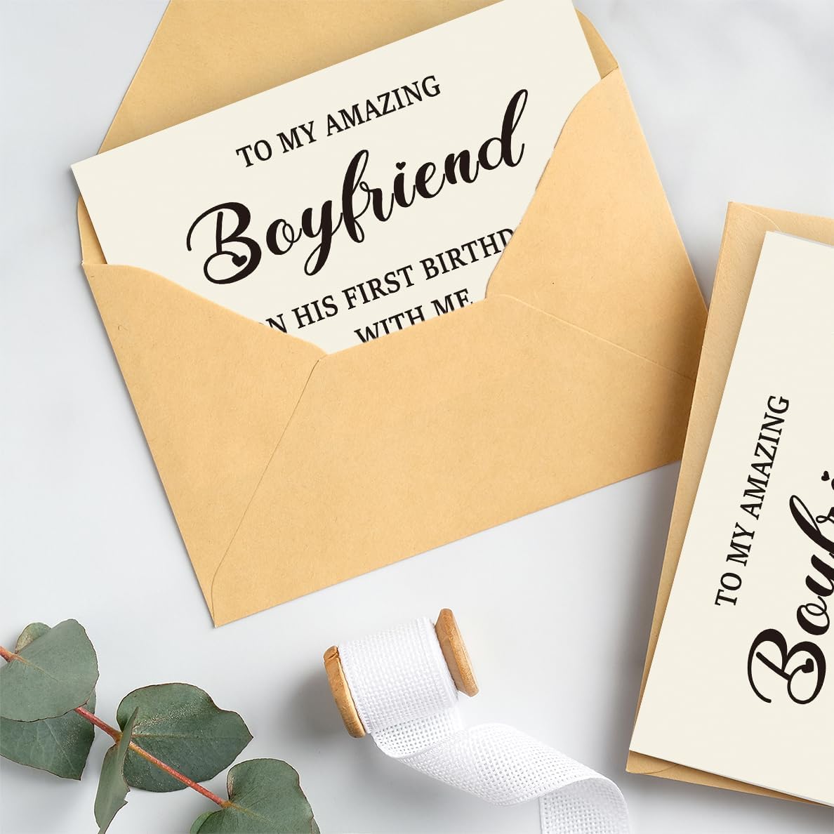 WowBefun Birthday Card & Gift for Boyfriend, and Him | Happy Birthday Decorations for Boyfriend