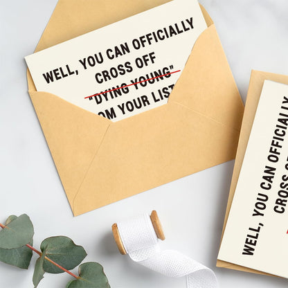 Funny Birthday Cards for Anyone | Husband Birthday Card | Bday Cards for Wife, Men, Women, Boyfriend, Girlfriend, Friends | Unique Bday Decoration & Gifts | Humorous