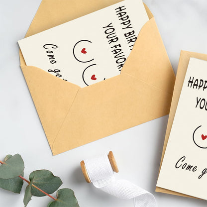 WowBefun Naughty Birthday Card for Men, Husband, Boyfriend, and Him | Happy Birthday Gifts & Decorations for Men