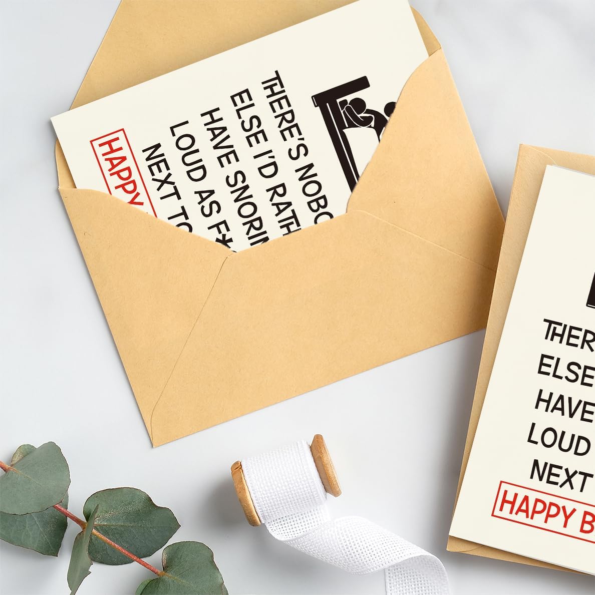 WowBefun Funny Birthday Card & Gifts for Husband Boyfriend Him Wife Girlfriend Her, Happy Bday Card