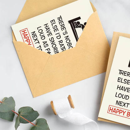 WowBefun Funny Birthday Card & Gifts for Husband Boyfriend Him Wife Girlfriend Her, Happy Bday Card