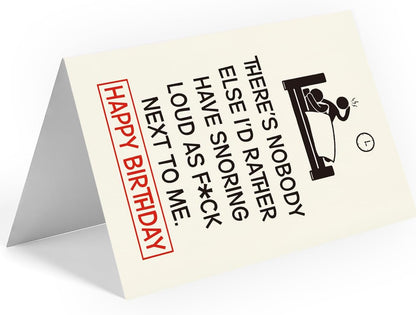 WowBefun Funny Birthday Card & Gifts for Husband Boyfriend Him Wife Girlfriend Her, Happy Bday Card